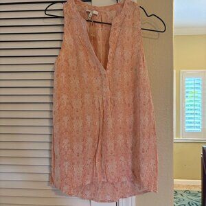 Joie Silk Snake Print Top